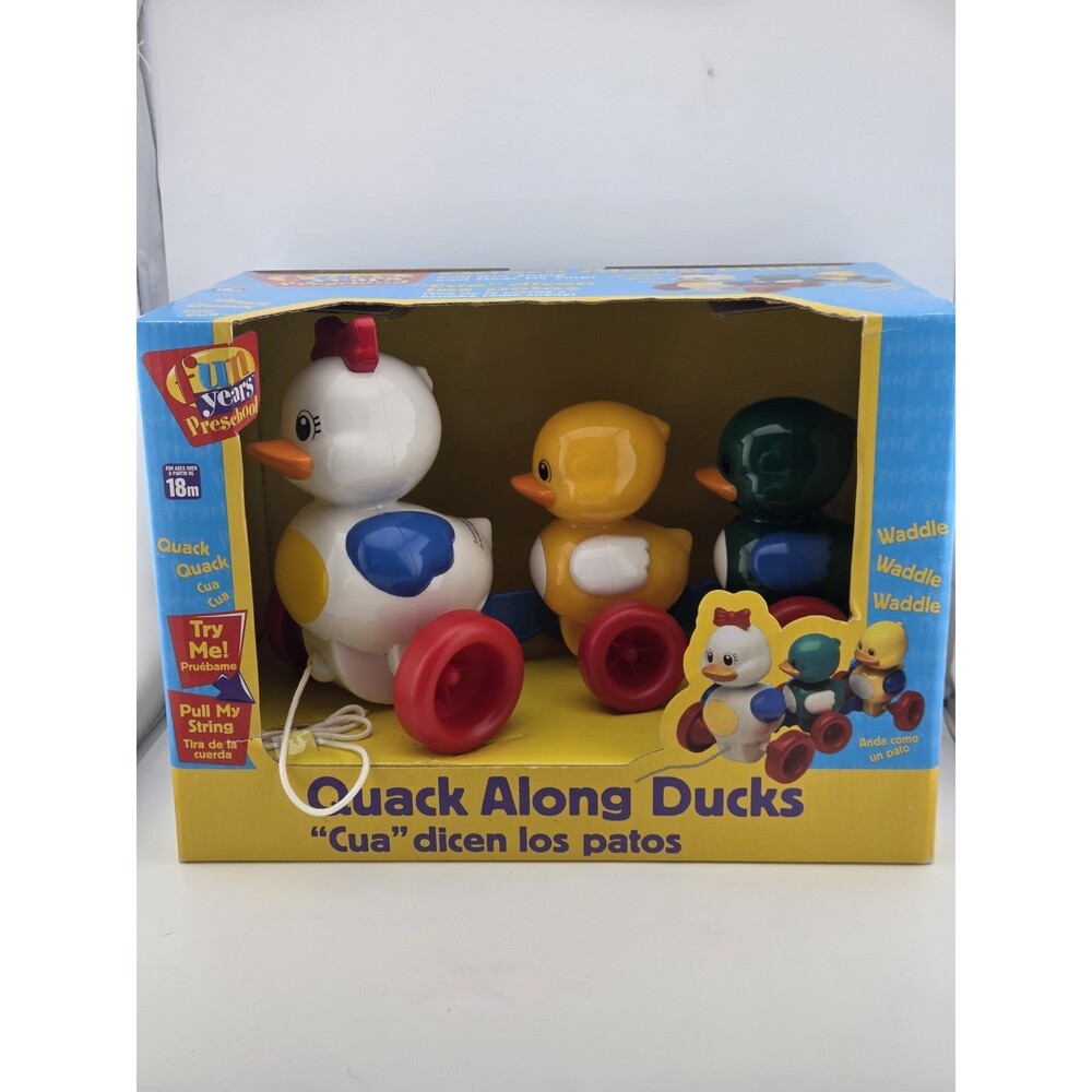 Fun Years Preschool Pull Along Duck Toy